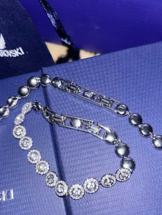 Set Swarovski Angelic Argintiu - Colier/Bratara
