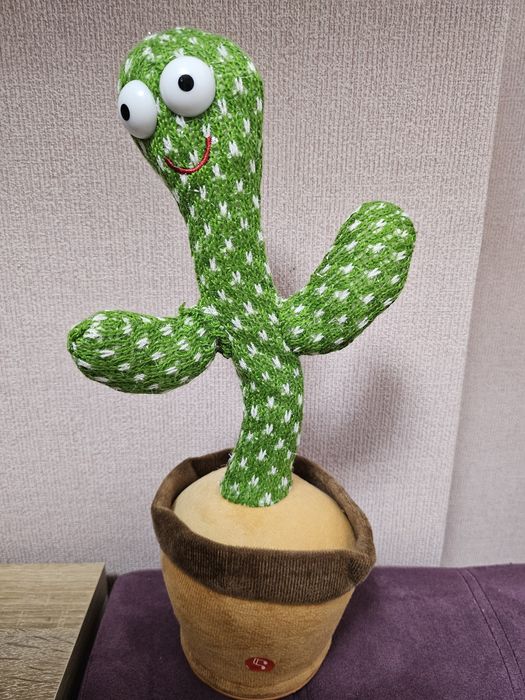 Занимателен пеещ и танцуващ кактус