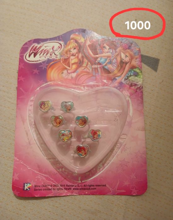 Продам  кольца Winx