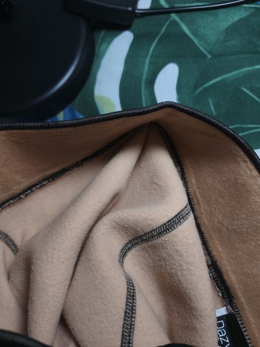 Ватиран черен чорапогащник