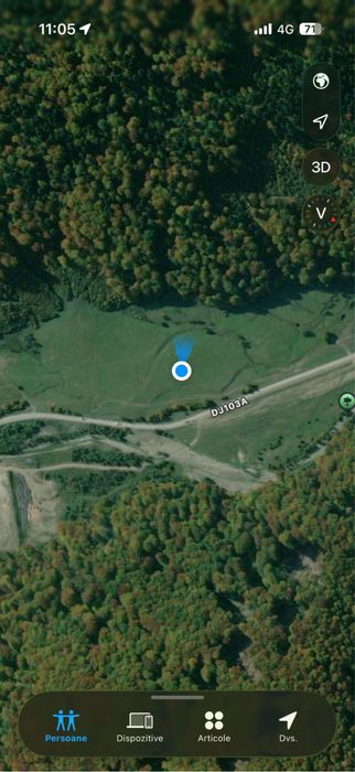 Teren 7300mp Valea Zizinului tarlungeni