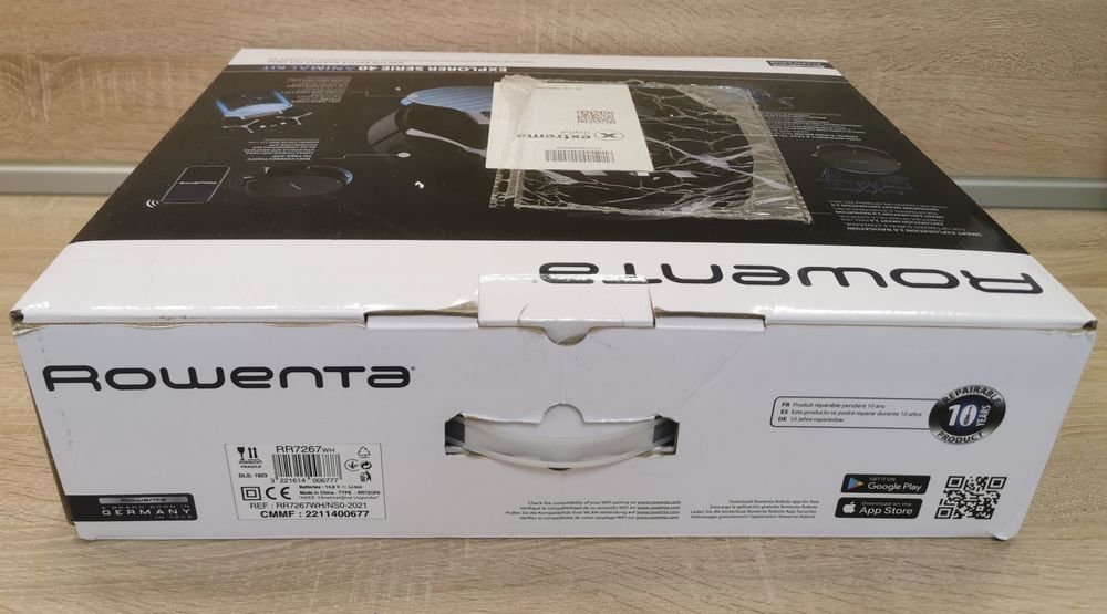 Робот прахосмукачка ROWENTA X-PLORER Animal Serie 40 RR7267WH, 33W, 24