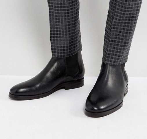 Ghete chelsea 43 premium Walk London NOI piele naturala moale