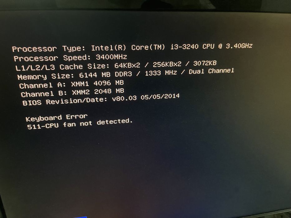 Процессор HP pro 3500