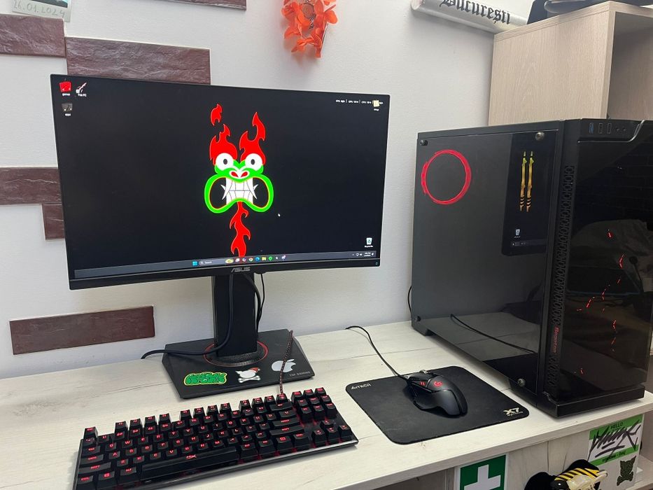 PC gaming + mouse + tastatura