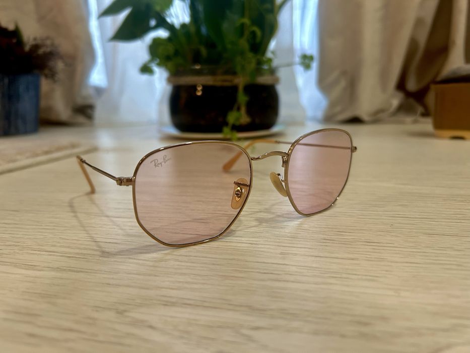 Ochelari de soare Ray-Ban roz