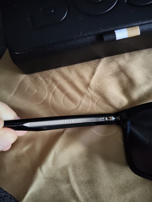 BOSS 1540/F/SK black ochelari de soare bărbătești culoare negru mărimea 54 noi originali