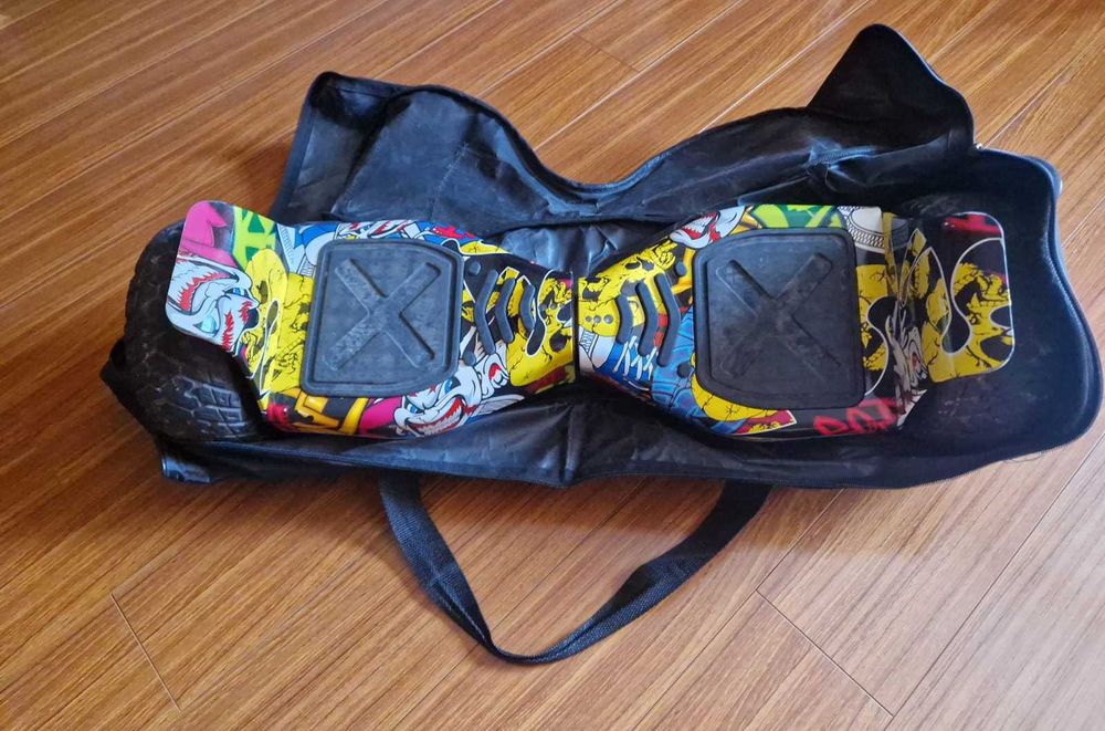 Hoverboard multicolor cu luminițe si Bluetooth