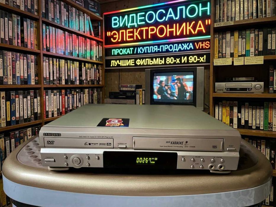 Hi Fi 6 head Samsung V5000K Stereo видеомагнитофон