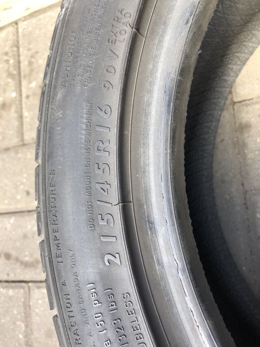 215/45/16 б/у из Германии