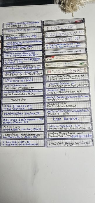 Аудиокассеты с записью