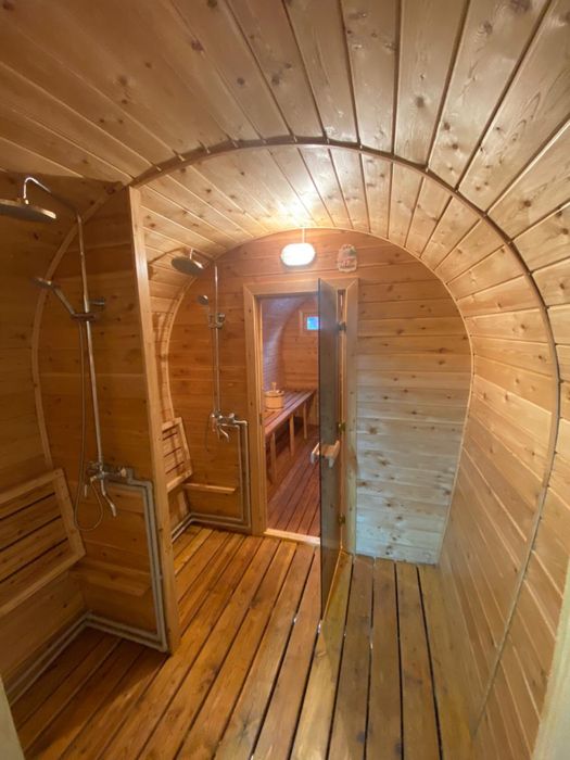 Семейная баня на дровах