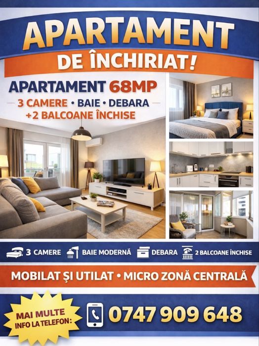 Inchiriez apartament in micro -Materna