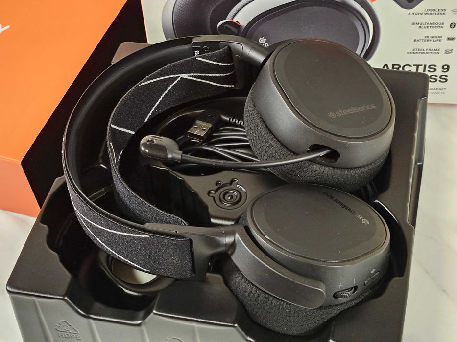 SteelSeries Arctis 9 Wireless – комфортни безжични слушалки за гейминг