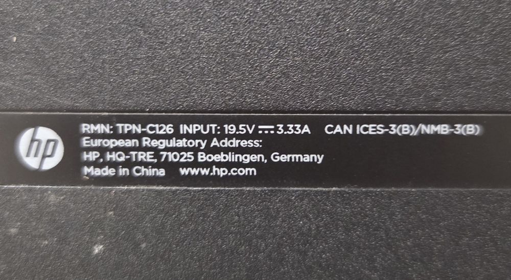 ноутбук б/у hp на запчасти