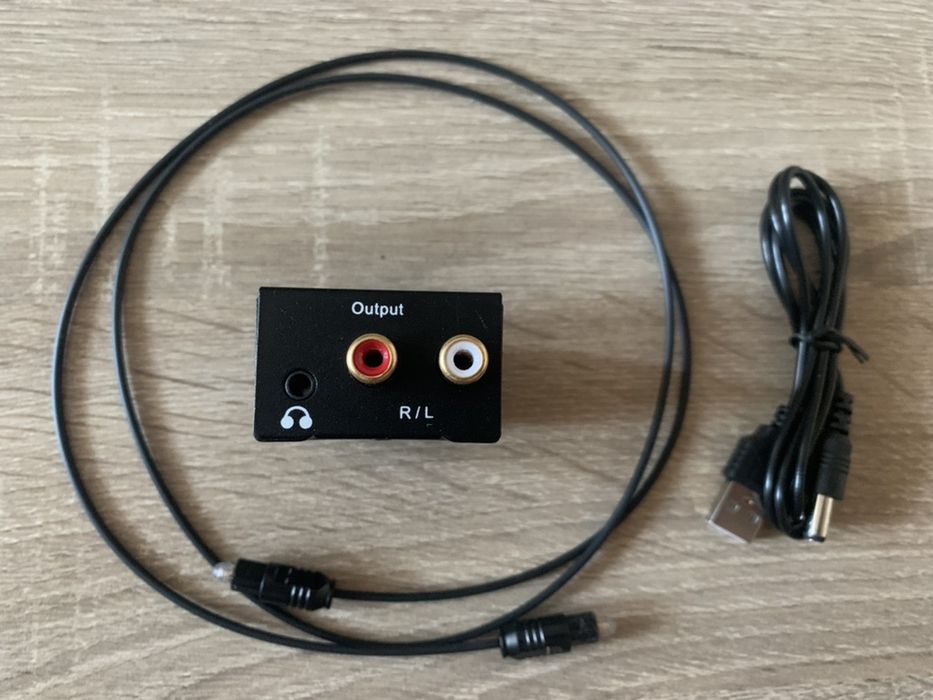 Convertor audio optic - rca/jack