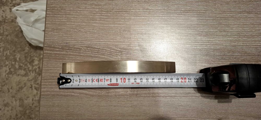 Метални мебелни дръжки – втора употреба - хром - мат - brushed - 17бр