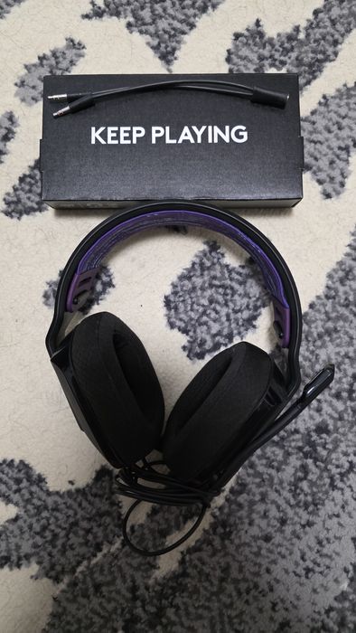 Гейминг комолект Logitech мишка+слушалки