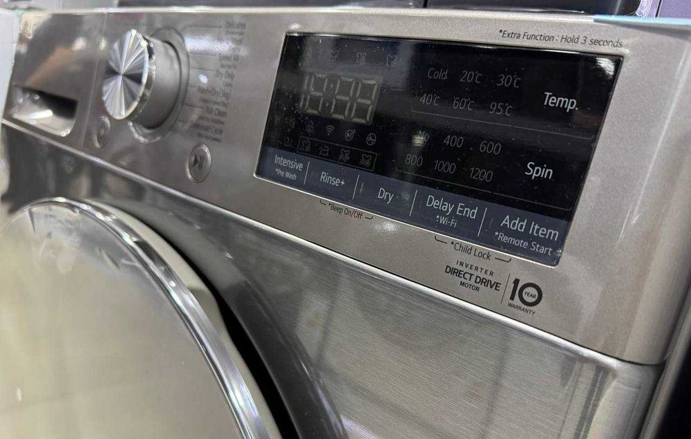 Стиральная машина с сушкой LG 9/5 кг L5C0905PSGC AI DD TurboWash Steam
