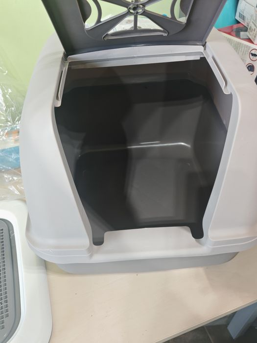 Litiera Catit Jumbo pisici cu filtru carbon care lipseste