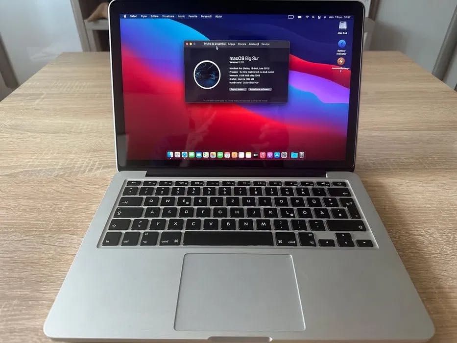 MacBook Pro 13 Retina  2014  i5 8 Gb ram 128 Gb Ssd