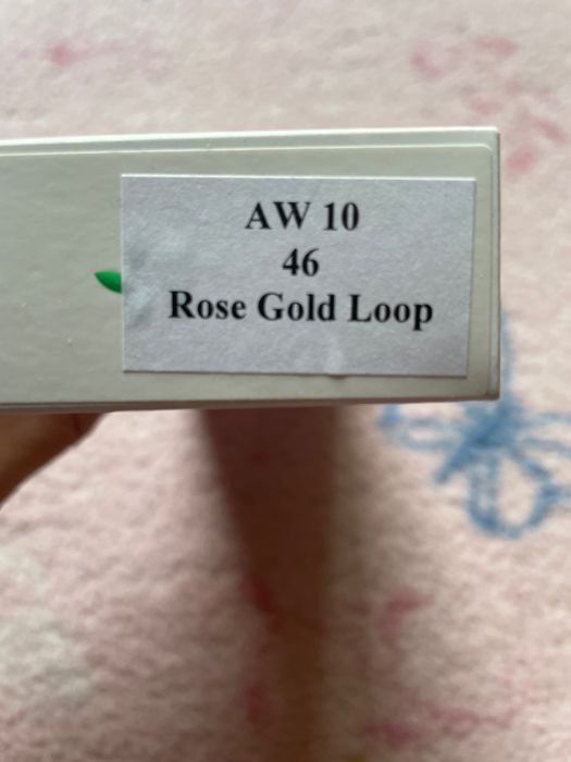 Apple Watch Series 10 S10 46mm Rose Gold – като нов, неразопаковано зарядно