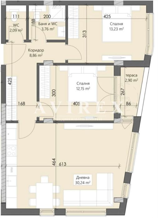 Оферта 17791 - Тристаен апартамент в Кършияка