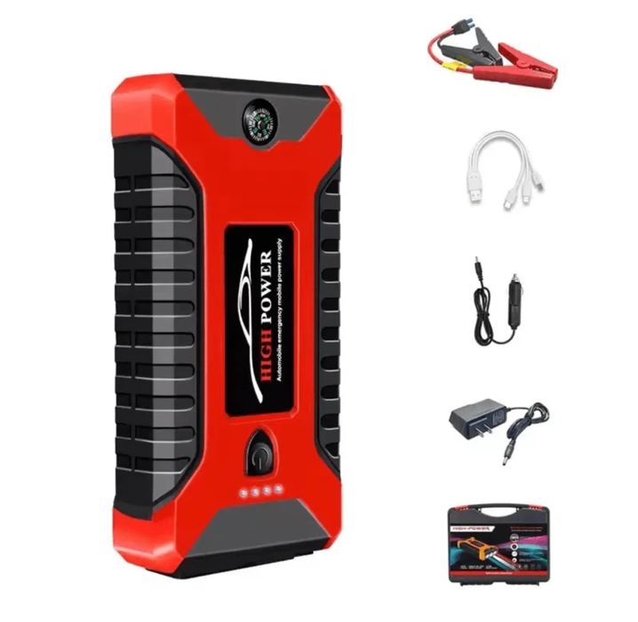 Starter Auto / Boost auto 600A – 99800 mAh, Portabil,