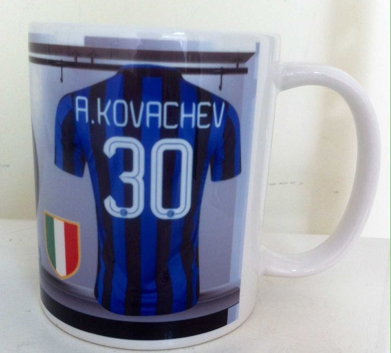 Футблни Фен чаши на Интер с име и номер!Футболна Чаша на FC INTER!