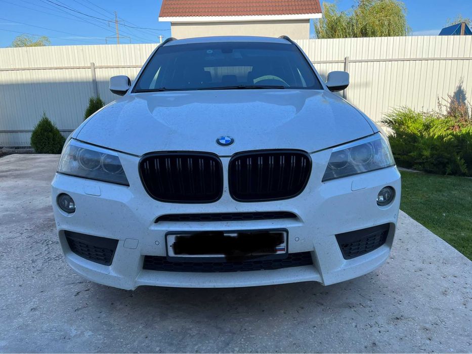 Grile Duble Nari M Bara Fata BMW X3 F25 Non-Facelift (2010-2014) M Look, Negru Lucios