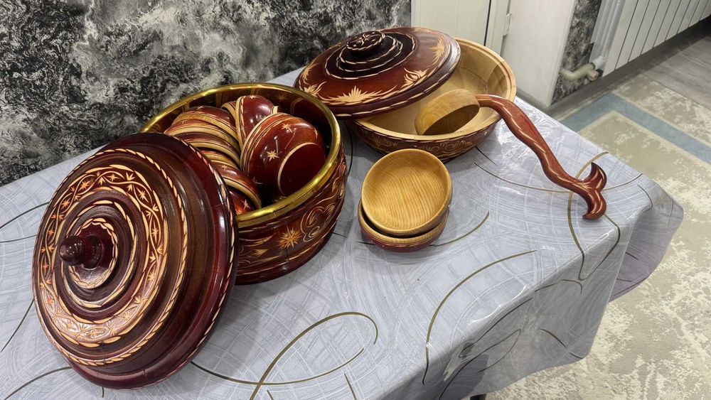 Деревянная посуду