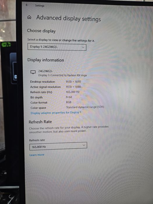 Monitor Gaming AOC 24' 165hz