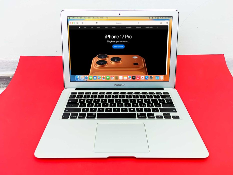MacBook Air A1466 1.9GHz i5, 4GB RAM, 240GB SSD, перфектен, внос Литва