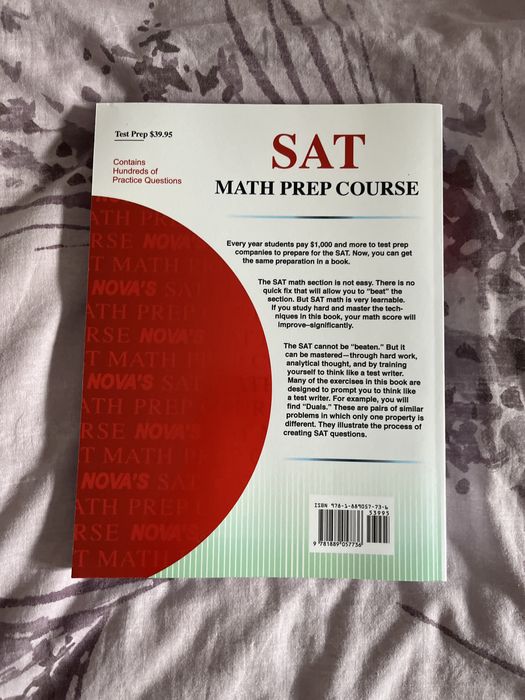 Чисто нов учебник за подготовка SAT MATH PREP COURSE