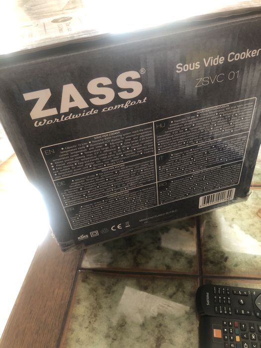 Zass sous vide cooker,nou