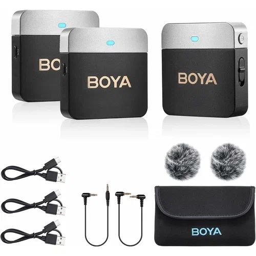 BOYA BY-M1V2 качественный двойной беспроводной микрофон