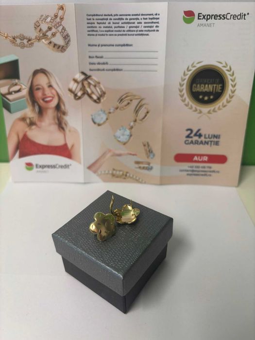 Cercei Aur 14k 2.26g (B61247.1-Tatarasi) Garantie 2 ani - 1130lei