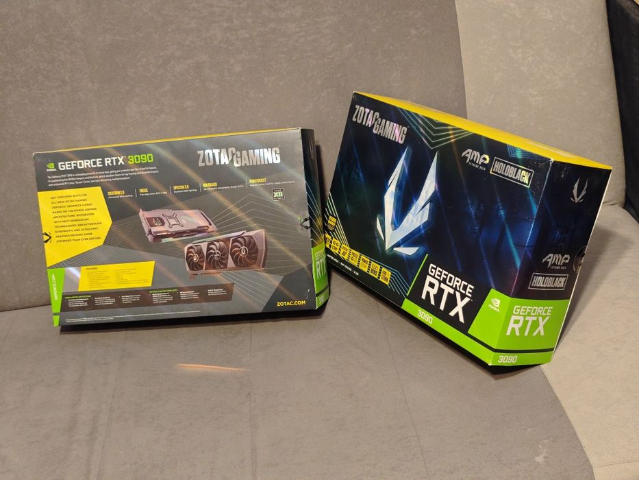 Placa nVidia RTX 3090 Zotac AMP HOLOBLACK 24GB 384-bit, stare excelenta