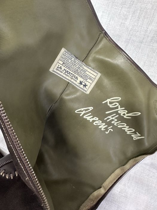 Cizme lungi ecvestre La Martina – Ediție Specială „Royal Hussars / Queen's” – Piele Premium