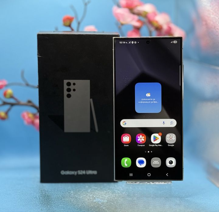 ГАРАНЦИОНЕН!!! Samsung Galaxy S24 Ultra, 12GB RAM, 256GB, 5G, Grey