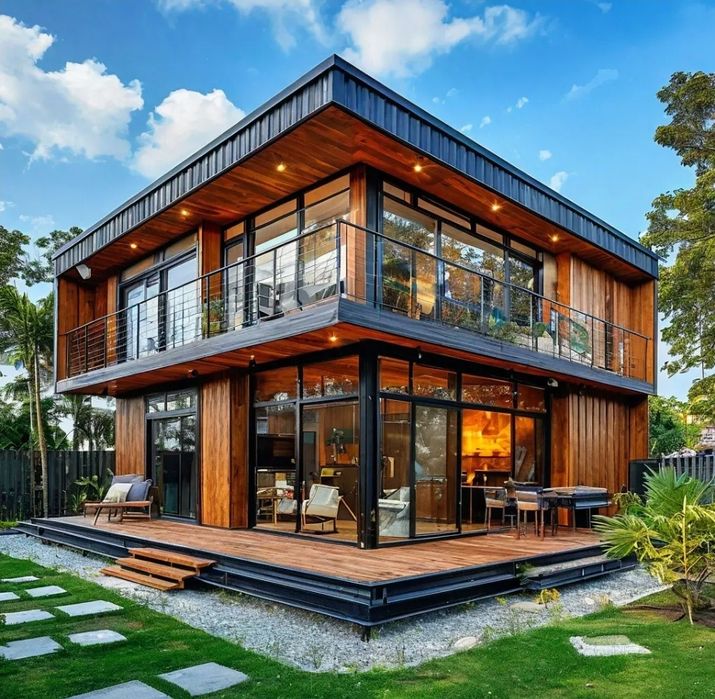 Дом из контейнеров,дачный дом