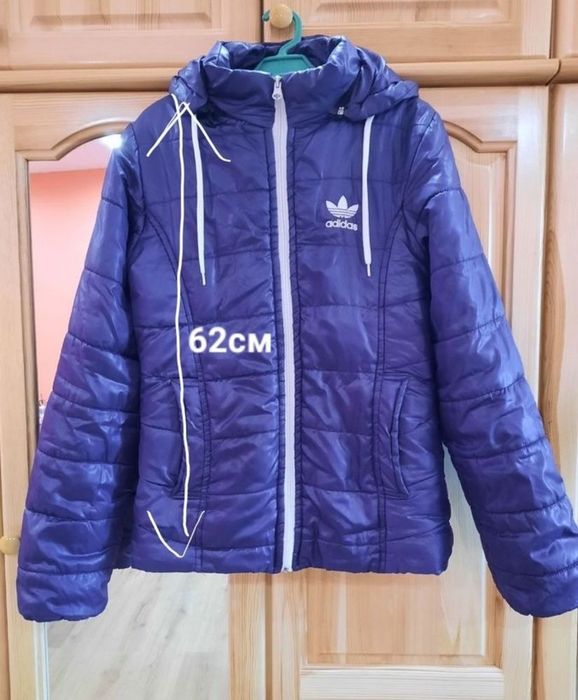 Оригинално лилаво зимно яке Adidas