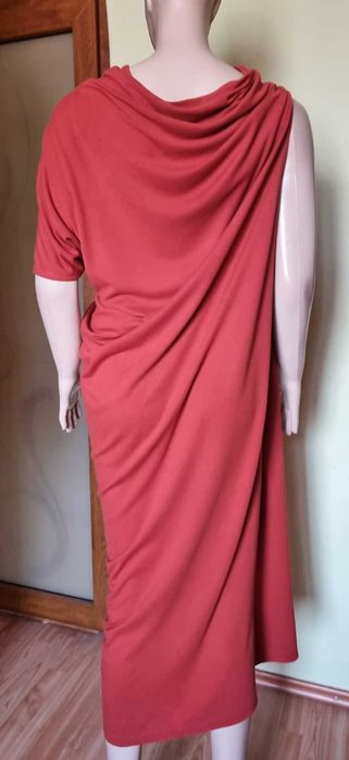 Rochie asimetrica COS, vascoza 75%, marimea L