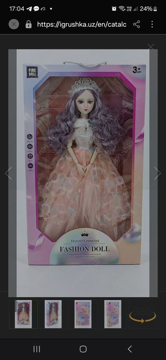 Qiz bolalar uchun katta barbie qo'g'irchog'i