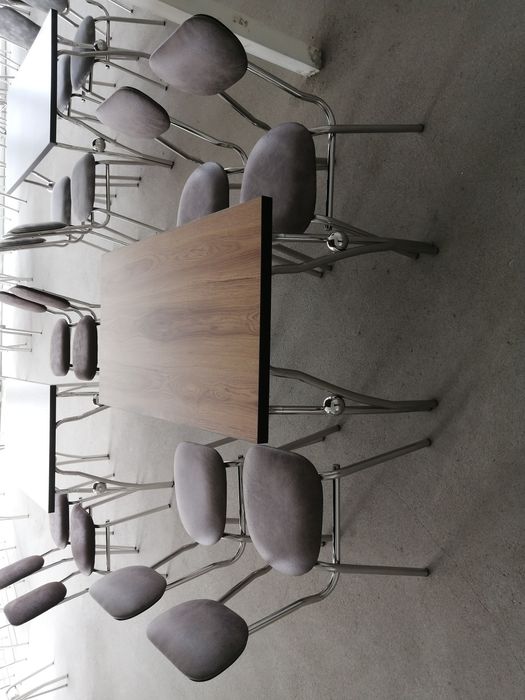 Стол стул нержавейка