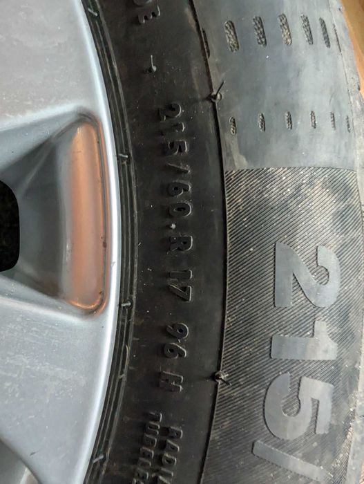 Roti Jante+Anvelope Continental 215/60/R17 96H