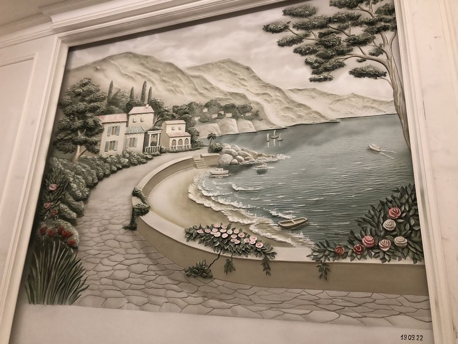 Devor ucun dekor , barelef ishlari , rassom hizmati