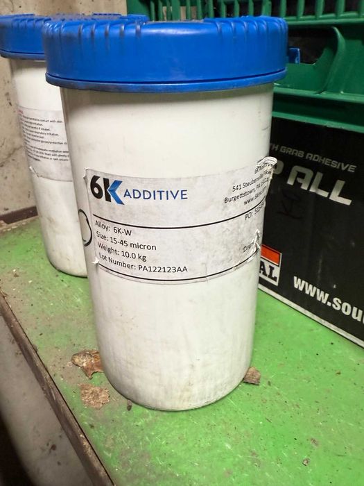 Чист волфрамов метален прах 6k additive 15-45 микрона 10кг made in USA