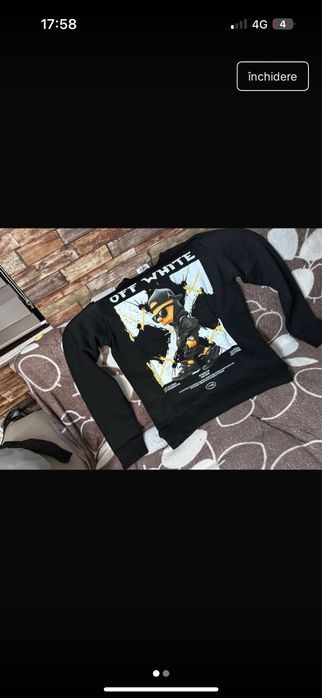 Bluza barbati off white mai multe marimi