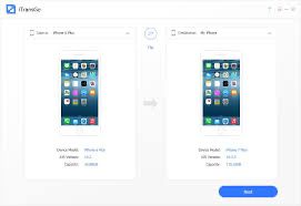 Перенос данных на айфон